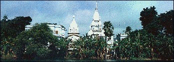 Bilde av tempelet i Shri Chaitanya saraswat Math, Navadvipa, India